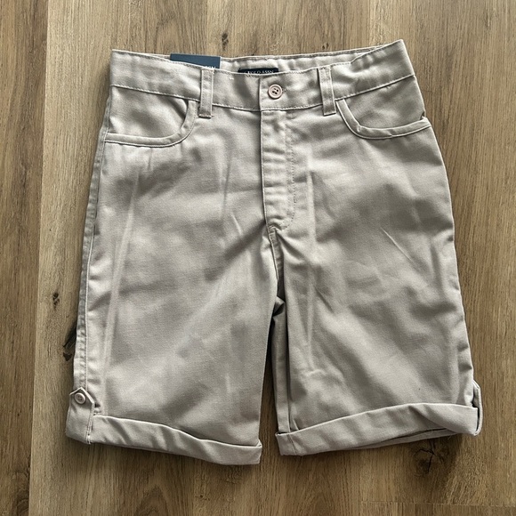 U.S. Polo Assn. Boys Khaki Shorts - Size 10 - Adjustable Waist- NWT - Picture 2 of 14